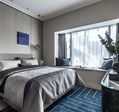 89㎡現(xiàn)代輕奢，硬包質(zhì)感背景墻，搭配簡約舒適家具，成熟而大氣